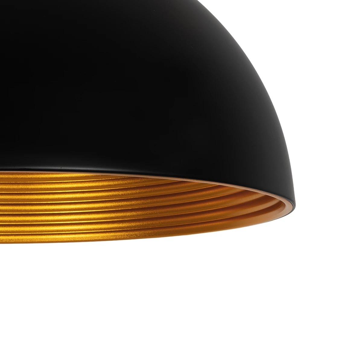 LEDTM® MEDEA 01344 Μοντέρνο Κρεμαστό Φωτιστικό Οροφής με Ντουί 1 x E27 AC 220-240V IP20 - Μαύρο & Χρυσό - Μ60 x Π60 x Υ30cm - Image 8