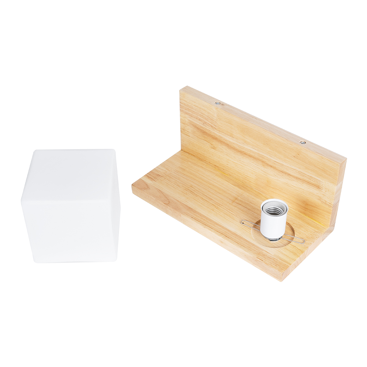 LEDTM® AMITY 01366 Μοντέρνο Φωτιστικό Τοίχου - Απλίκα με Ντουί 1 x E27 AC 220-240V IP20 - Μπεζ & Λευκό - Μ30 x Π14.5 x Υ15cm - Image 11