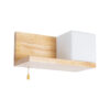LEDTM® AMITY 01366 Μοντέρνο Φωτιστικό Τοίχου - Απλίκα με Ντουί 1 x E27 AC 220-240V IP20 - Μπεζ & Λευκό - Μ30 x Π14.5 x Υ15cm - Image 2