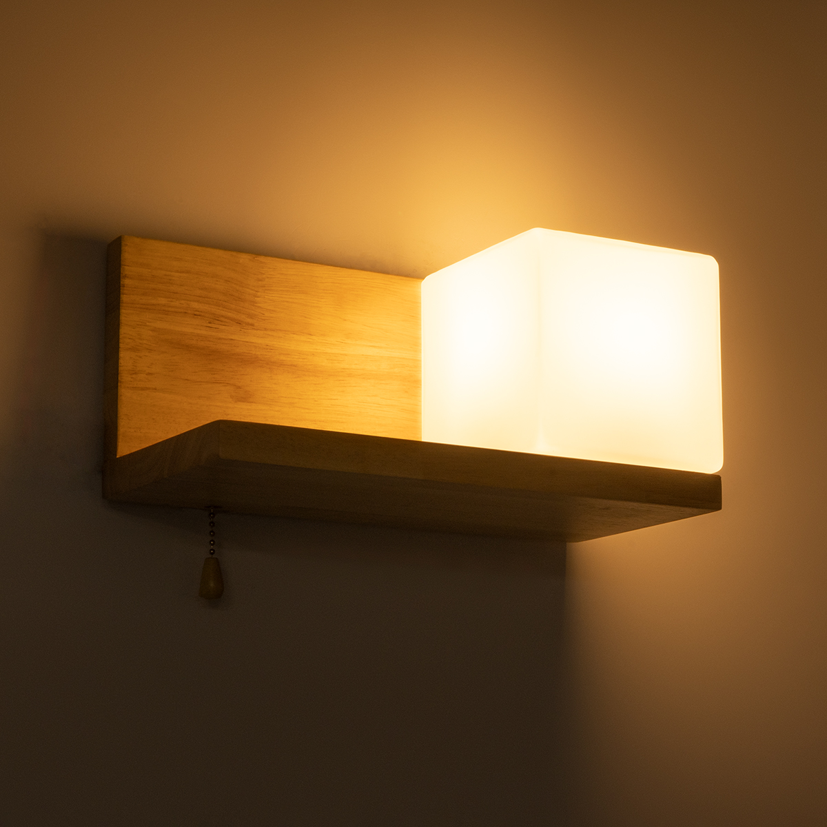 LEDTM® AMITY 01366 Μοντέρνο Φωτιστικό Τοίχου - Απλίκα με Ντουί 1 x E27 AC 220-240V IP20 - Μπεζ & Λευκό - Μ30 x Π14.5 x Υ15cm - Image 3