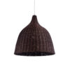 LEDTM® BAHAMAS 01368 Boho Κρεμαστό Φωτιστικό Οροφής με Ντουί 1 x E27 AC 220-240V IP20 - Καφέ - Μ45 x Π45 x Υ45cm - Image 2
