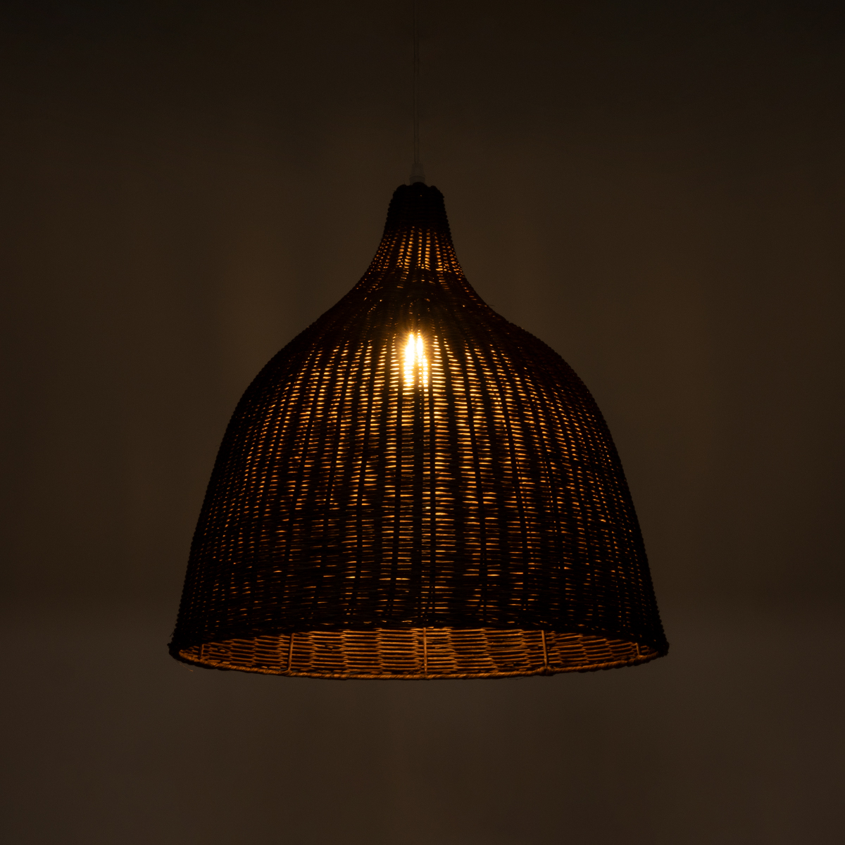 LEDTM® BAHAMAS 01368 Boho Κρεμαστό Φωτιστικό Οροφής με Ντουί 1 x E27 AC 220-240V IP20 - Καφέ - Μ45 x Π45 x Υ45cm - Image 3