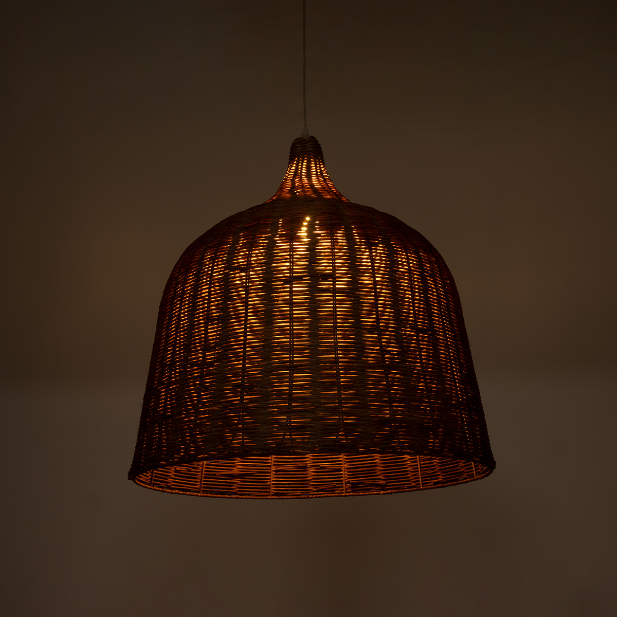 LEDTM® BAHAMAS 01369 Boho Κρεμαστό Φωτιστικό Οροφής με Ντουί 1 x E27 AC 220-240V IP20 - Καφέ - Μ60 x Π60 x Υ60cm - Image 3