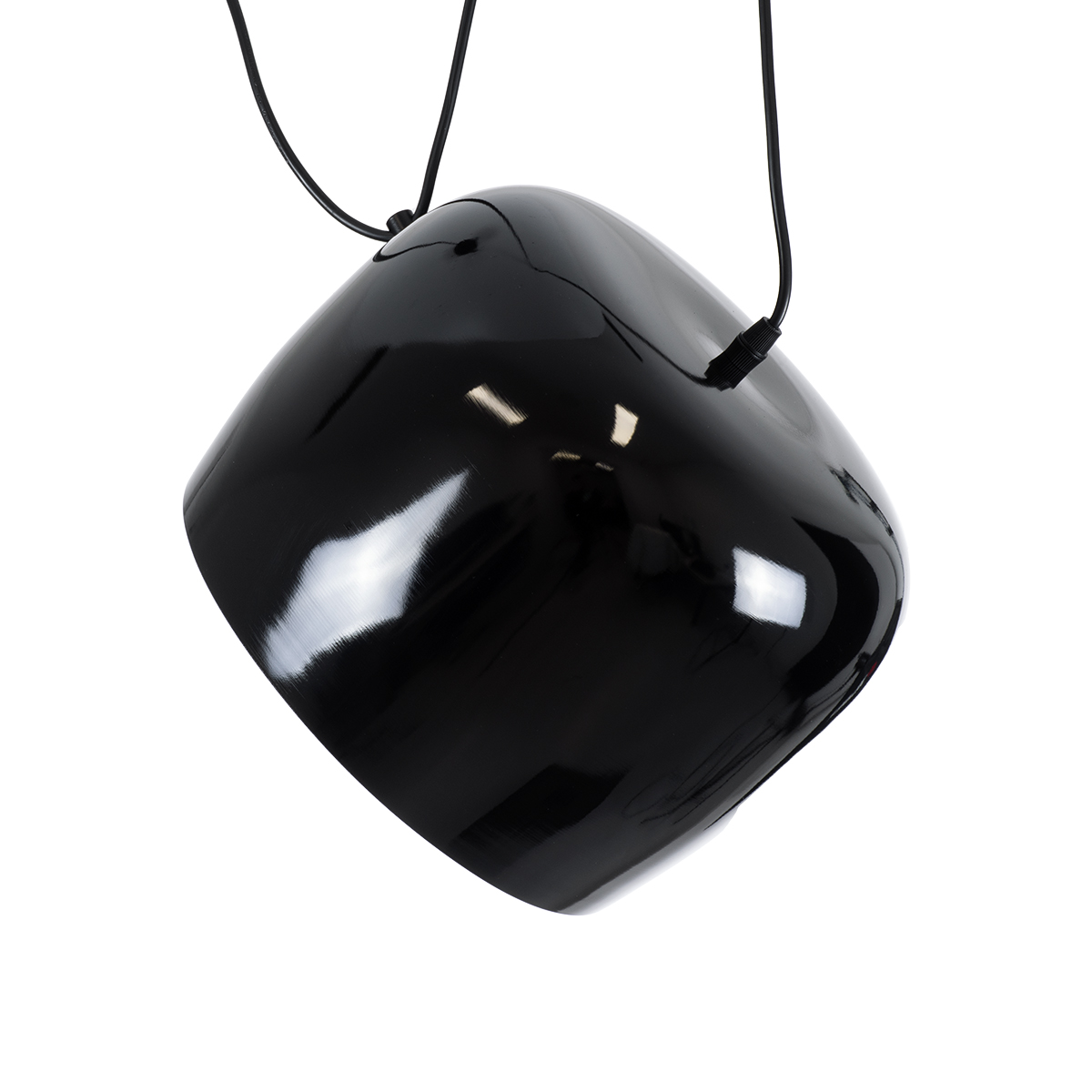 LEDTM® JASPER 01373 Μοντέρνο Κρεμαστό Φωτιστικό Οροφής με Ντουί 1 x E27 AC 220-240V IP20 - Μαύρο & Λευκό - Μ26.5 x Π26.5 x Υ20.5cm - Image 6