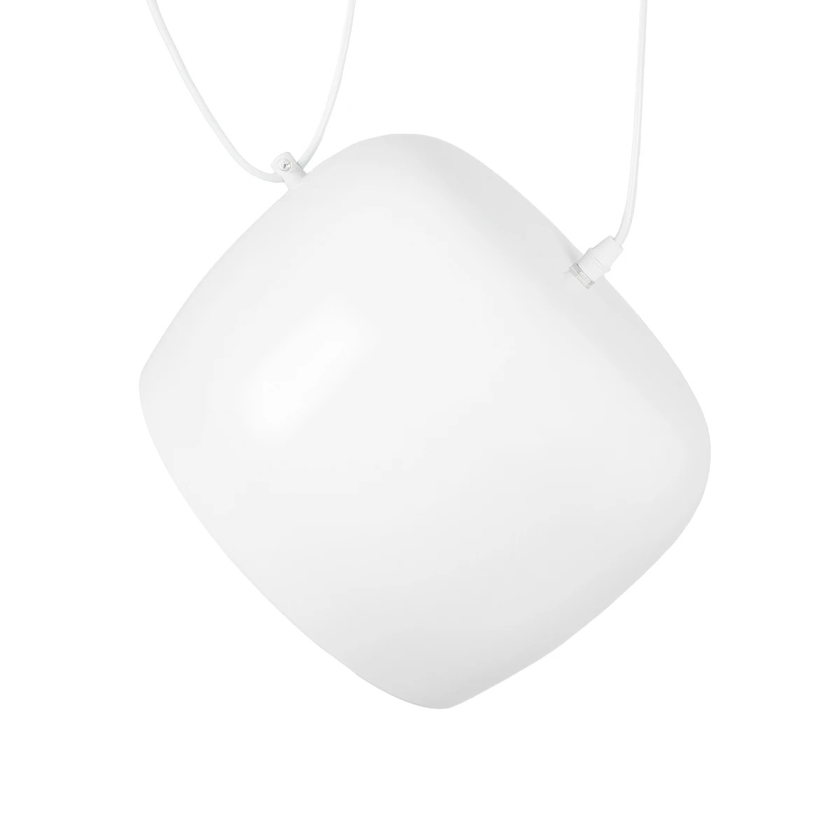 LEDTM® JASPER 01374 Μοντέρνο Κρεμαστό Φωτιστικό Οροφής με Ντουί 1 x E27 AC 220-240V IP20 - Λευκό - Μ25 x Π25 x Υ22cm - Image 6