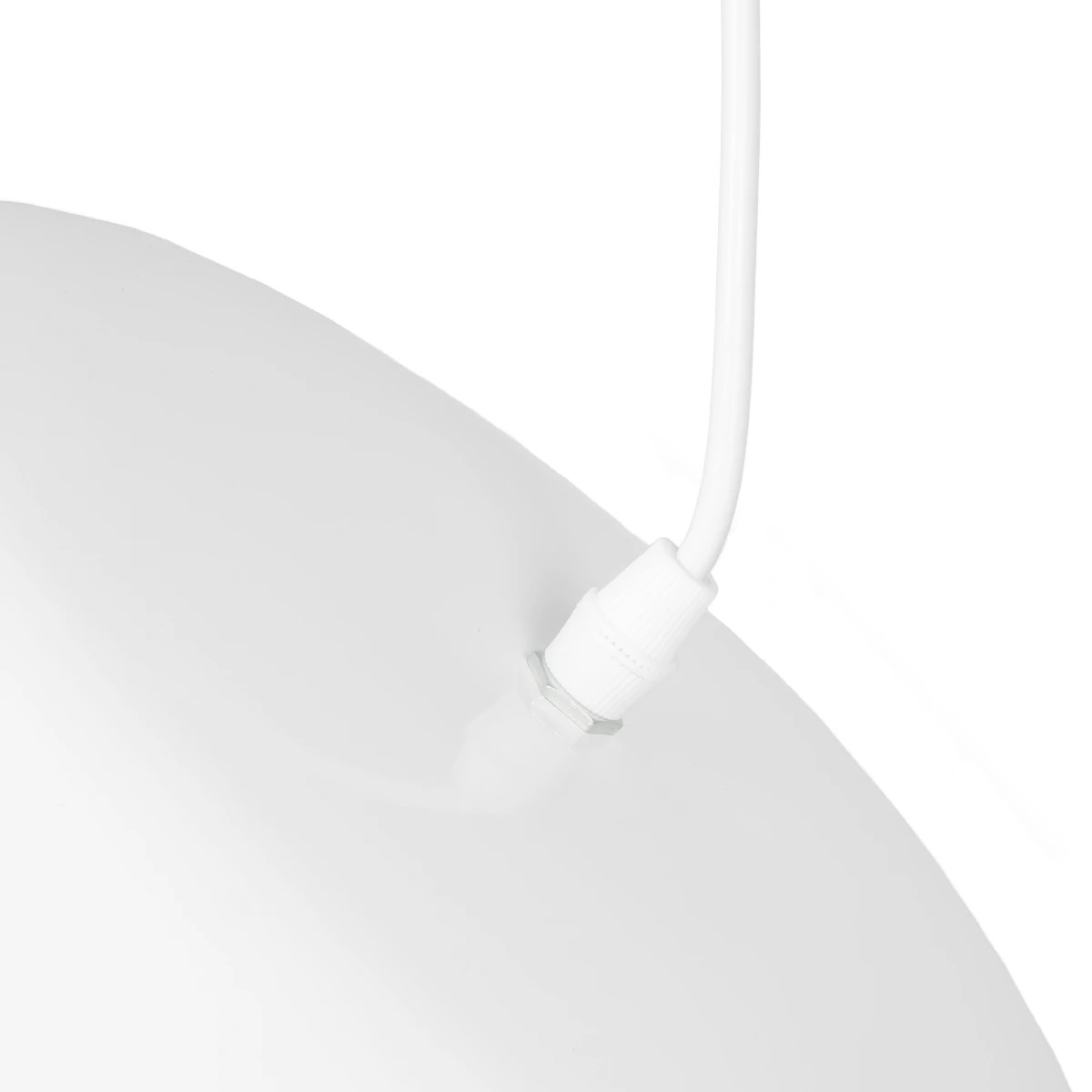 LEDTM® JASPER 01374 Μοντέρνο Κρεμαστό Φωτιστικό Οροφής με Ντουί 1 x E27 AC 220-240V IP20 - Λευκό - Μ25 x Π25 x Υ22cm - Image 7