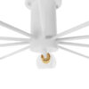 LEDTM® OLINDA 01383 Μοντέρνο Φωτιστικό Οροφής με Ντουί 10 x E27 AC 220-240V IP20 - Λευκό & Χρυσό - Μ95 x Π95 x Υ17cm - Image 5