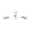 LEDTM® OLINDA 01385 Μοντέρνο Φωτιστικό Οροφής με Ντουί 6 x E27 AC 220-240V IP20 - Λευκό & Χάλκινο - Μ60 x Π60 x Υ20cm - Image 4