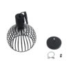 LEDTM® SCANDI 01386 Vintage Κρεμαστό Φωτιστικό Οροφής με Ντουί 1 x E27 AC 220-240V IP20 - Μαύρο - Μ23 x Π23 x Υ30cm - Image 11