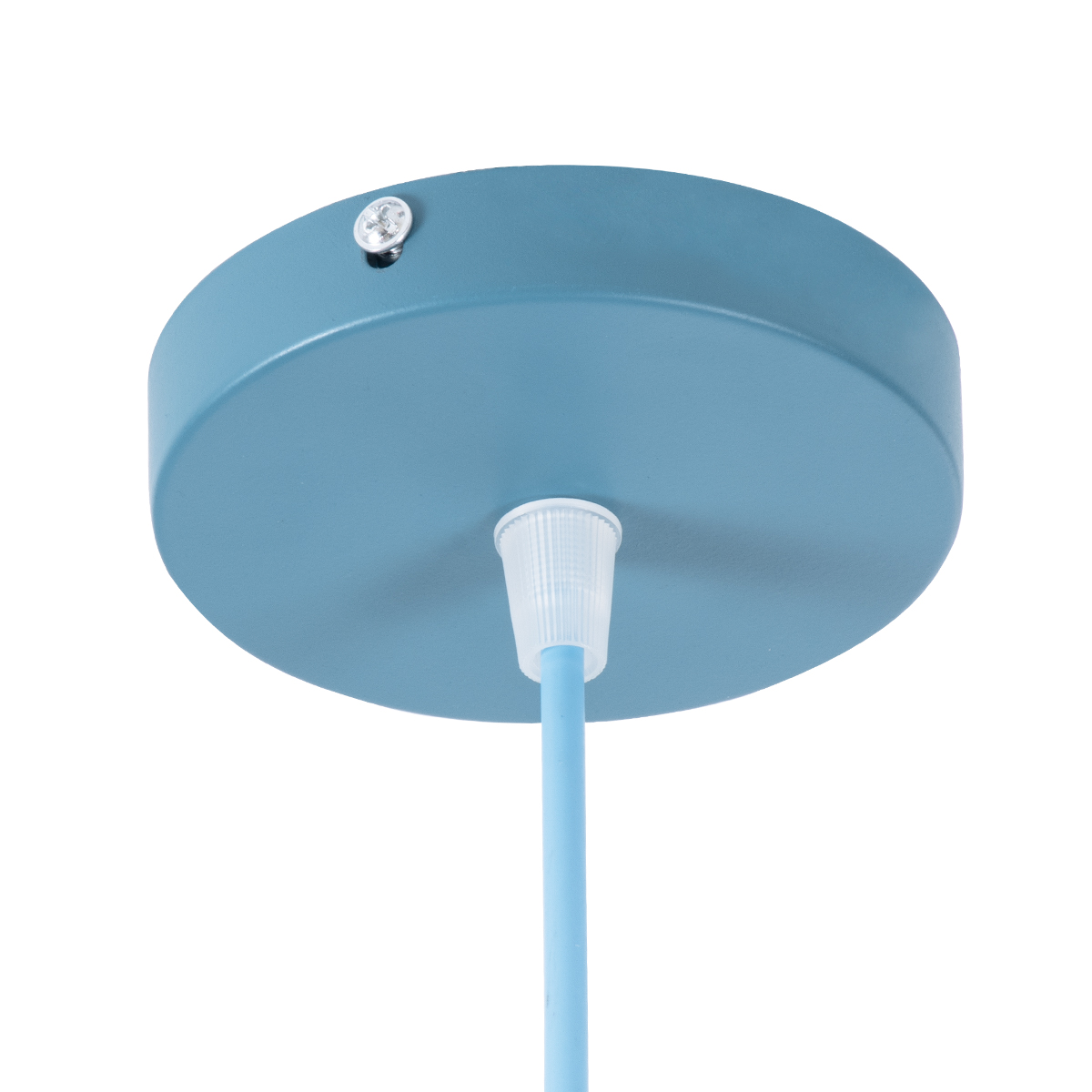 LEDTM® UPVALE 01286 Μοντέρνο Κρεμαστό Φωτιστικό Οροφής με Ντουί 1 x E27 AC 220-240V IP20 - Γαλάζιο & Λευκό - Μ40 x Π40 x Υ24cm - Image 9