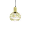 LEDTM® SCANDI 01387 Vintage Κρεμαστό Φωτιστικό Οροφής με Ντουί 1 x E27 AC 220-240V IP20 - Μπεζ - Μ23 x Π23 x Υ30cm - Image 2
