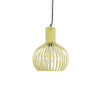 LEDTM® SCANDI 01387 Vintage Κρεμαστό Φωτιστικό Οροφής με Ντουί 1 x E27 AC 220-240V IP20 - Μπεζ - Μ23 x Π23 x Υ30cm - Image 5