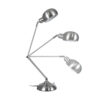 LEDTM® OFFICE 01393 Μοντέρνο Επιτραπέζιο Φωτιστικό Πορτατίφ με Ντουί 1 x E27 AC 220-240V IP20 - Ασημί - Μ14 x Π14 x Υ80cm - Image 11