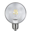 LEDTM® OFFICE 01393 Μοντέρνο Επιτραπέζιο Φωτιστικό Πορτατίφ με Ντουί 1 x E27 AC 220-240V IP20 - Ασημί - Μ14 x Π14 x Υ80cm - Image 15