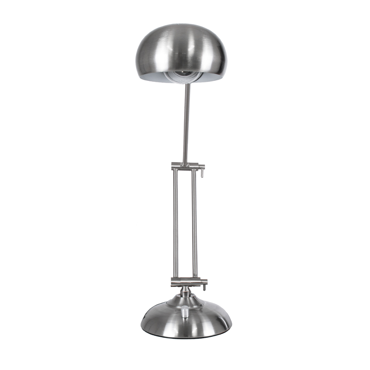 LEDTM® OFFICE 01393 Μοντέρνο Επιτραπέζιο Φωτιστικό Πορτατίφ με Ντουί 1 x E27 AC 220-240V IP20 - Ασημί - Μ14 x Π14 x Υ80cm - Image 8
