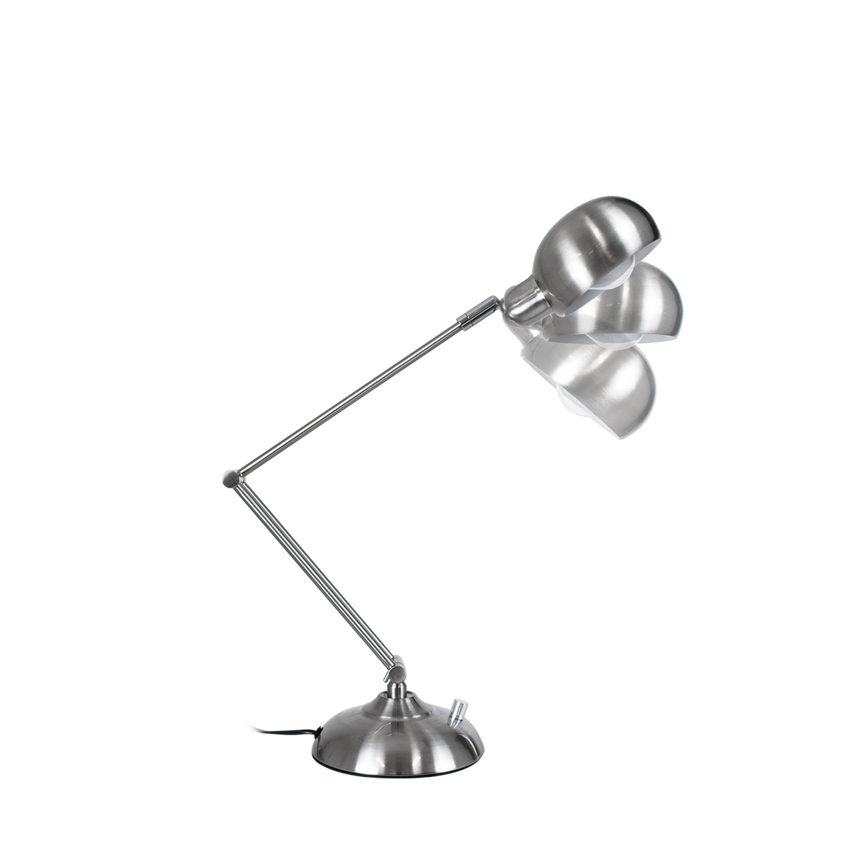 LEDTM® OFFICE 01393 Μοντέρνο Επιτραπέζιο Φωτιστικό Πορτατίφ με Ντουί 1 x E27 AC 220-240V IP20 - Ασημί - Μ14 x Π14 x Υ80cm - Image 10