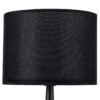 LEDTM® AMBROSIA 01394 Μοντέρνο Επιτραπέζιο Φωτιστικό Πορτατίφ με Ντουί 1 x E27 AC 220-240V IP20 - Μαύρο - Μ25 x Π25 x Υ46cm - Image 9