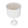 LEDTM® AMBROSIA 01395 Μοντέρνο Επιτραπέζιο Φωτιστικό Πορτατίφ με Ντουί 1 x E27 AC 220-240V IP20 - Λευκό με Μπέζ- Μ25 x Π25 x Υ46cm - Image 7