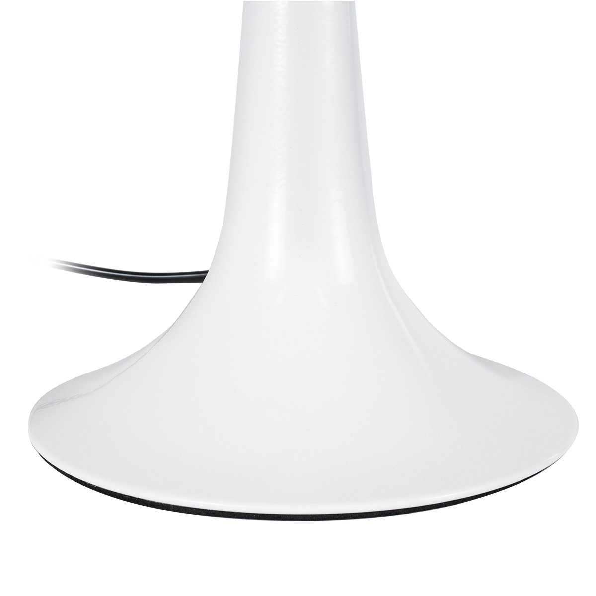 LEDTM® AMBROSIA 01395 Μοντέρνο Επιτραπέζιο Φωτιστικό Πορτατίφ με Ντουί 1 x E27 AC 220-240V IP20 - Λευκό με Μπέζ- Μ25 x Π25 x Υ46cm - Image 9