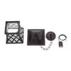 LEDTM® LINCOLN 01399 Vintage Κρεμαστό Φωτιστικό Οροφής με Ντουί 1 x E27 AC 220-240V IP20 - Καφέ & Διάφανο - Μ19 x Π19 x Υ20cm - Image 10