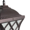 LEDTM® LINCOLN 01399 Vintage Κρεμαστό Φωτιστικό Οροφής με Ντουί 1 x E27 AC 220-240V IP20 - Καφέ & Διάφανο - Μ19 x Π19 x Υ20cm - Image 8