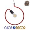 LEDTM® LIBBY 01095-1 Παιδικό Κρεμαστό Φωτιστικό Οροφής με Ντουί 1 x E27 AC 220-240V IP20 - Κόκκινο - Μ28 x Π28 x Υ16cm - Image 3