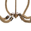 LEDTM® VICTORIAN 01404 Vintage Κρεμαστό Φωτιστικό Οροφής με Ντουί 6 x E14 AC 220-240V IP20 - Χάλκινο Εφέ Σκουριάς & Μπεζ - Μ85 x Π85 x Υ85cm - Image 9