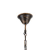 LEDTM® UMBRELLA 01406 Vintage Κρεμαστό Φωτιστικό Οροφής με Ντουί 5 x E27 AC 220-240V IP20 - Χάλκινο - Μ60 x Π60 x Y65cm - Image 12
