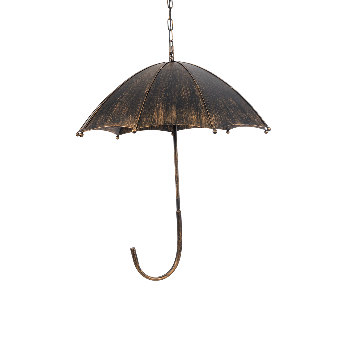 LEDTM® UMBRELLA 01406 Vintage Κρεμαστό Φωτιστικό Οροφής με Ντουί 5 x E27 AC 220-240V IP20 - Χάλκινο - Μ60 x Π60 x Y65cm - Image 5