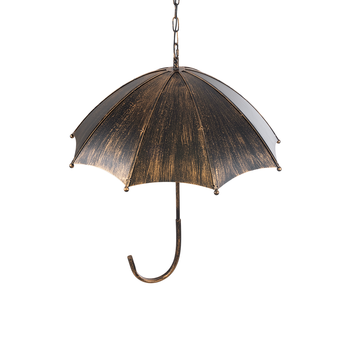LEDTM® UMBRELLA 01406 Vintage Κρεμαστό Φωτιστικό Οροφής με Ντουί 5 x E27 AC 220-240V IP20 - Χάλκινο - Μ60 x Π60 x Y65cm - Image 7