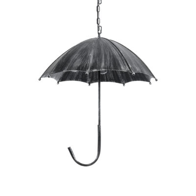 Alternative view of LEDTM® UMBRELLA 01407 Vintage Κρεμαστό Φωτιστικό Οροφής με Ντουί 5 x E27 AC 220-240V IP20 - Ασημί - Μ60 x Π60 x Y65cm