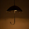 LEDTM® UMBRELLA 01407 Vintage Κρεμαστό Φωτιστικό Οροφής με Ντουί 5 x E27 AC 220-240V IP20 - Ασημί - Μ60 x Π60 x Y65cm - Image 3