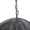 LEDTM® UMBRELLA 01407 Vintage Κρεμαστό Φωτιστικό Οροφής με Ντουί 5 x E27 AC 220-240V IP20 - Ασημί - Μ60 x Π60 x Y65cm - Image 8