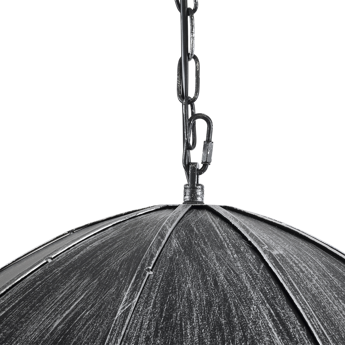 LEDTM® UMBRELLA 01407 Vintage Κρεμαστό Φωτιστικό Οροφής με Ντουί 5 x E27 AC 220-240V IP20 - Ασημί - Μ60 x Π60 x Y65cm - Image 8