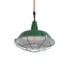 LEDTM® CRANE 01408 Vintage Κρεμαστό Φωτιστικό Οροφής με Ντουί 1 x E27 AC 220-240V IP20 - Πράσινο & Μπεζ - Μ36 x Π36 x Y31cm - Image 6