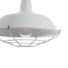 LEDTM® CRANE 01409 Vintage Κρεμαστό Φωτιστικό Οροφής με Ντουί 1 x E27 AC 220-240V IP20 - Λευκό & Μπεζ - Μ36 x Π36 x Υ31cm - Image 9