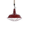 LEDTM® CRANE 01410 Vintage Κρεμαστό Φωτιστικό Οροφής με Ντουί 1 x E27 AC 220-240V IP20 - Κόκκινο & Μπεζ - Μ36 x Π36 x Υ31cm - Image 5