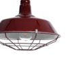 LEDTM® CRANE 01410 Vintage Κρεμαστό Φωτιστικό Οροφής με Ντουί 1 x E27 AC 220-240V IP20 - Κόκκινο & Μπεζ - Μ36 x Π36 x Υ31cm - Image 9