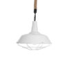 LEDTM® PUPPET 01412 Vintage Κρεμαστό Φωτιστικό Οροφής με Ντουί 1 x E27 AC 220-240V IP20 - Λευκό & Μπεζ - Μ36 x Π36 x Y31cm - Image 5