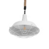 LEDTM® PUPPET 01412 Vintage Κρεμαστό Φωτιστικό Οροφής με Ντουί 1 x E27 AC 220-240V IP20 - Λευκό & Μπεζ - Μ36 x Π36 x Y31cm - Image 6