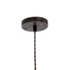 LEDTM® SPIGOT 01413 Vintage Κρεμαστό Φωτιστικό Οροφής με Ντουί 1 x E27 AC 220-240V IP20 - Χάλκινο & Κόκκινο - Μ5 x Π5 x Y20cm - Image 11