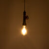 LEDTM® SPIGOT 01413 Vintage Κρεμαστό Φωτιστικό Οροφής με Ντουί 1 x E27 AC 220-240V IP20 - Χάλκινο & Κόκκινο - Μ5 x Π5 x Y20cm - Image 3