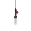 LEDTM® SPIGOT 01413 Vintage Κρεμαστό Φωτιστικό Οροφής με Ντουί 1 x E27 AC 220-240V IP20 - Χάλκινο & Κόκκινο - Μ5 x Π5 x Y20cm - Image 6