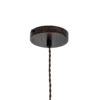 LEDTM® SPIGOT 01414 Vintage Κρεμαστό Φωτιστικό Οροφής με Ντουί 1 x E27 AC 220-240V IP20 - Καφέ & Κόκκινο - Μ5 x Π5 x Y20cm - Image 11