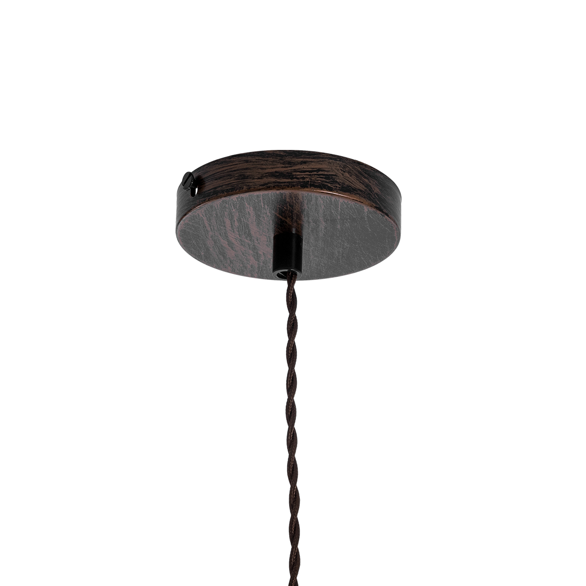 LEDTM® SPIGOT 01414 Vintage Κρεμαστό Φωτιστικό Οροφής με Ντουί 1 x E27 AC 220-240V IP20 - Καφέ & Κόκκινο - Μ5 x Π5 x Y20cm - Image 11