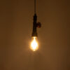 LEDTM® SPIGOT 01414 Vintage Κρεμαστό Φωτιστικό Οροφής με Ντουί 1 x E27 AC 220-240V IP20 - Καφέ & Κόκκινο - Μ5 x Π5 x Y20cm - Image 3