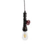 LEDTM® SPIGOT 01414 Vintage Κρεμαστό Φωτιστικό Οροφής με Ντουί 1 x E27 AC 220-240V IP20 - Καφέ & Κόκκινο - Μ5 x Π5 x Y20cm - Image 7