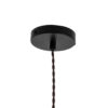 LEDTM® SPIGOT 01415 Vintage Κρεμαστό Φωτιστικό Οροφής με Ντουί 1 x E27 AC 220-240V IP20 - Μαύρο & Κόκκινο - Μ5 x Π5 x Y20cm - Image 11