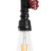 LEDTM® SPIGOT 01415 Vintage Κρεμαστό Φωτιστικό Οροφής με Ντουί 1 x E27 AC 220-240V IP20 - Μαύρο & Κόκκινο - Μ5 x Π5 x Y20cm - Image 9