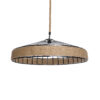 LEDTM® SAHARA 01416 Boho Κρεμαστό Φωτιστικό Οροφής με Ντουί 1 x E27 AC 220-240V IP20 - Μπεζ & Μαύρο - Μ80 x Π80 x Y25cm - Image 2